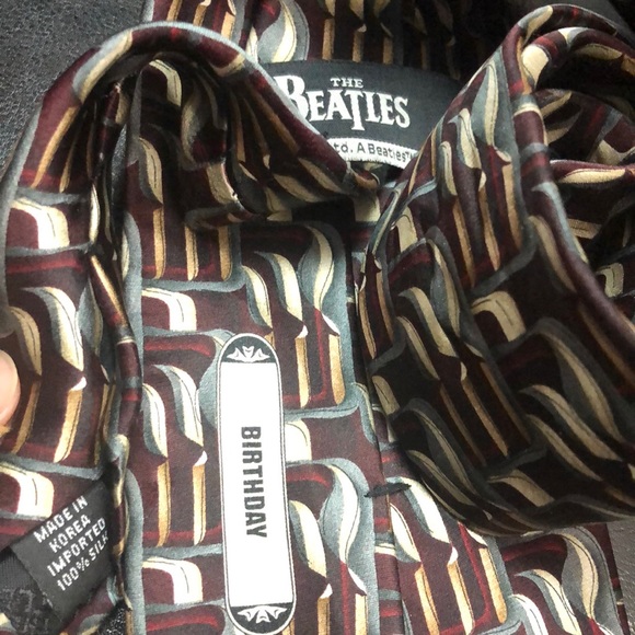 🆕 The Beatles Silk Tie - Picture 8 of 8